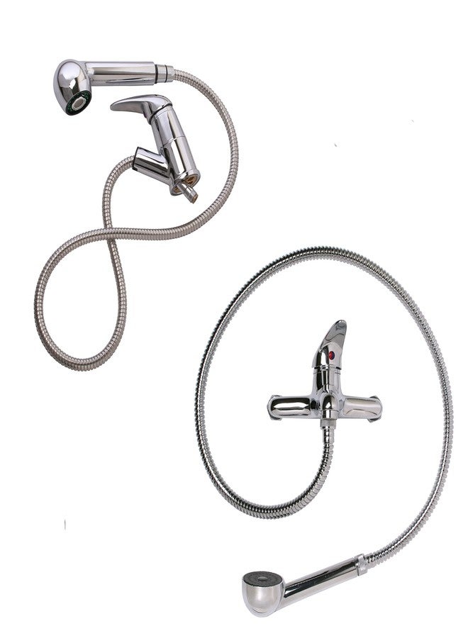 SAMANEA HP1 Stainless Steel Flexible Tube/ Hose Pipe SS304 Grade for Health Faucet and Hand Showers(1.5 Meter, Chrome, Pack of 1) - Image 3